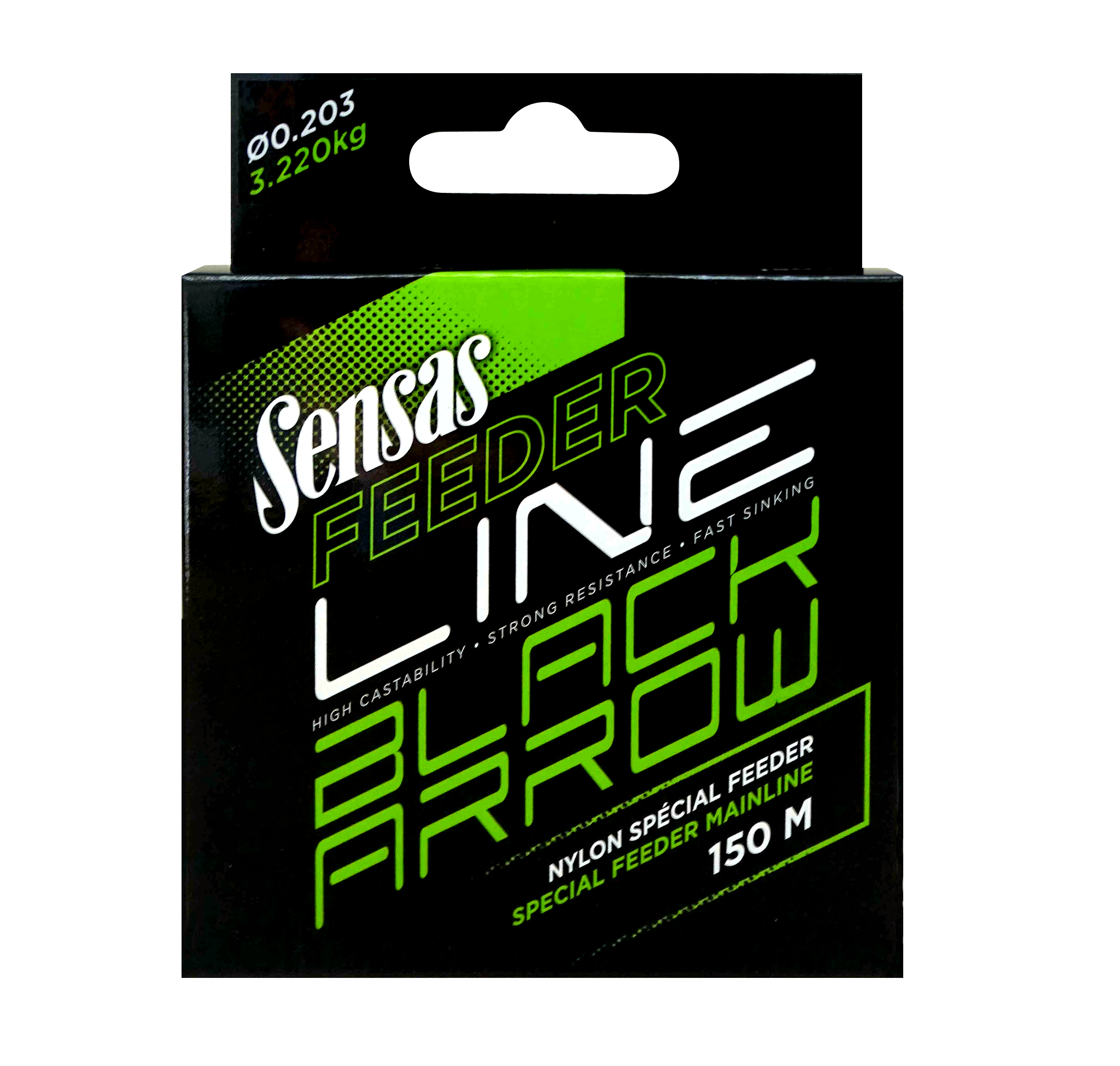 Sensas Nylon Feeder Black Arrow 150m